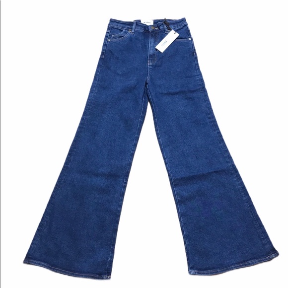 Rolla’s Eastcoast Crop Flare High Rise Jeans NWT - Picture 3 of 5